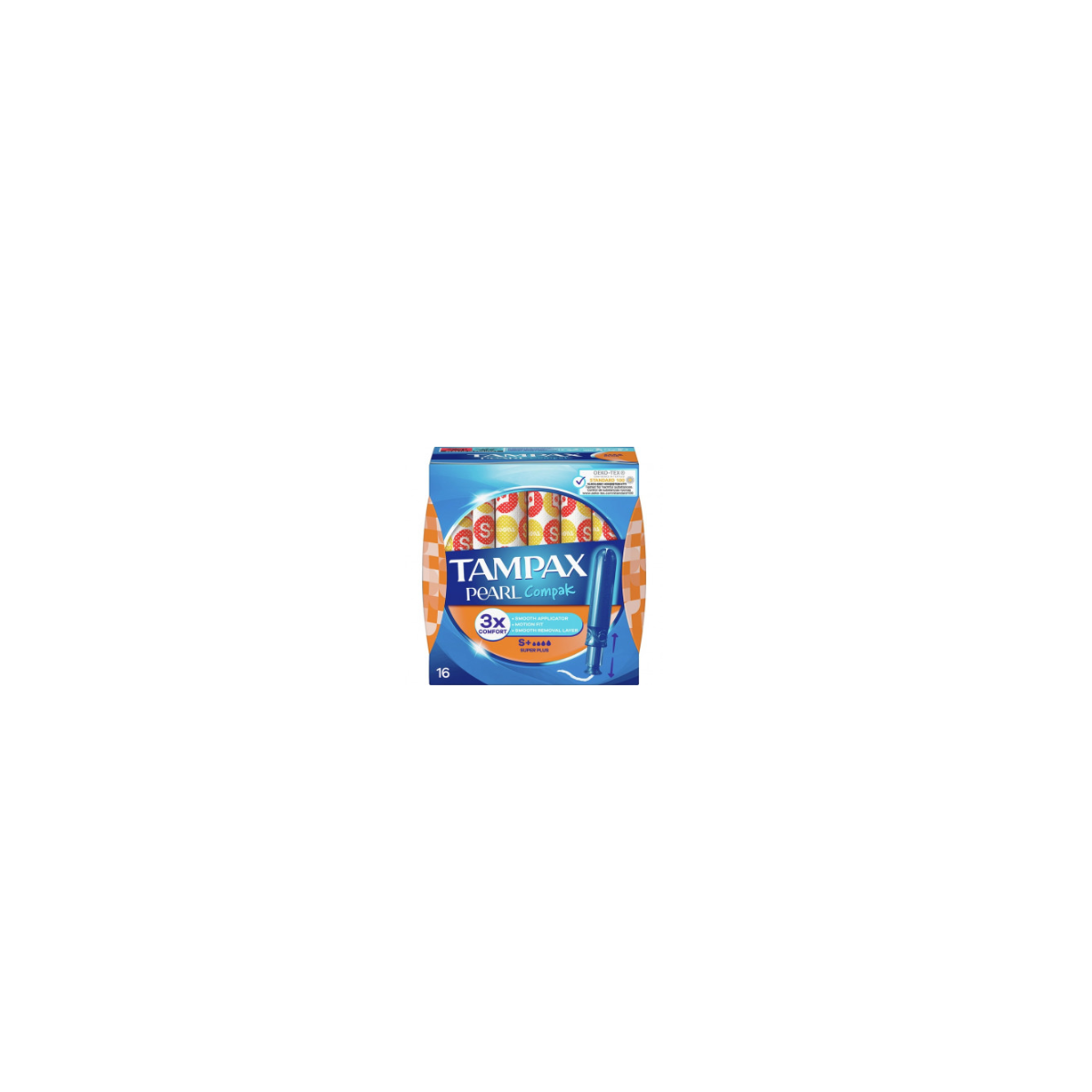 TAMPAX COMPAK PEARL SUPER PLUS 16 UDS