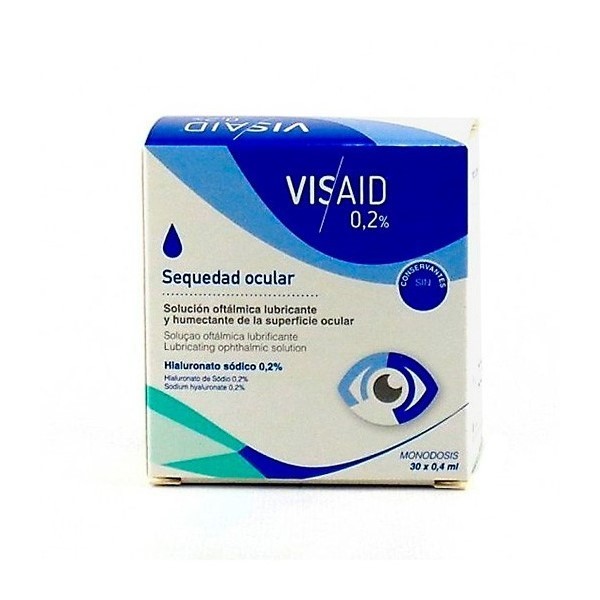 VISAID 0.2% SEQUEDAD OCULAR 0,4ml 30 MONODOSIS
