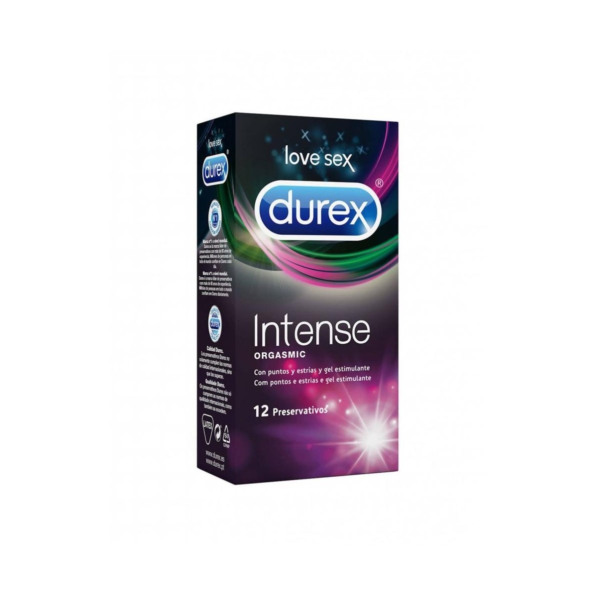 DUREX INTENSE ORGASMIC 12 UDS