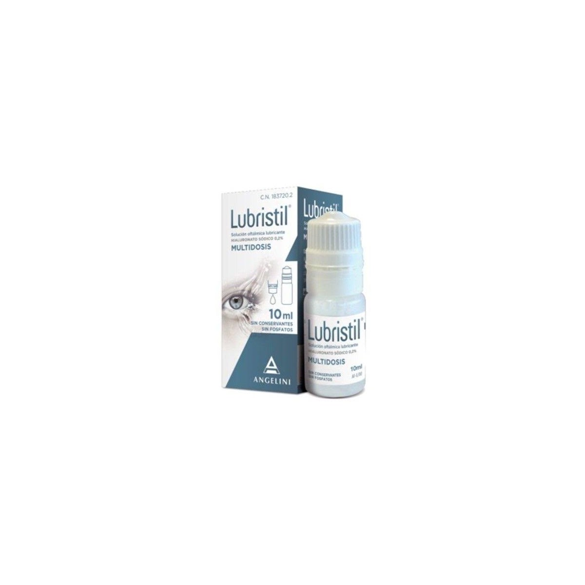 LUBRISTIL SOLUCION OFTALMICA LUBRICANTE 10 ML...
