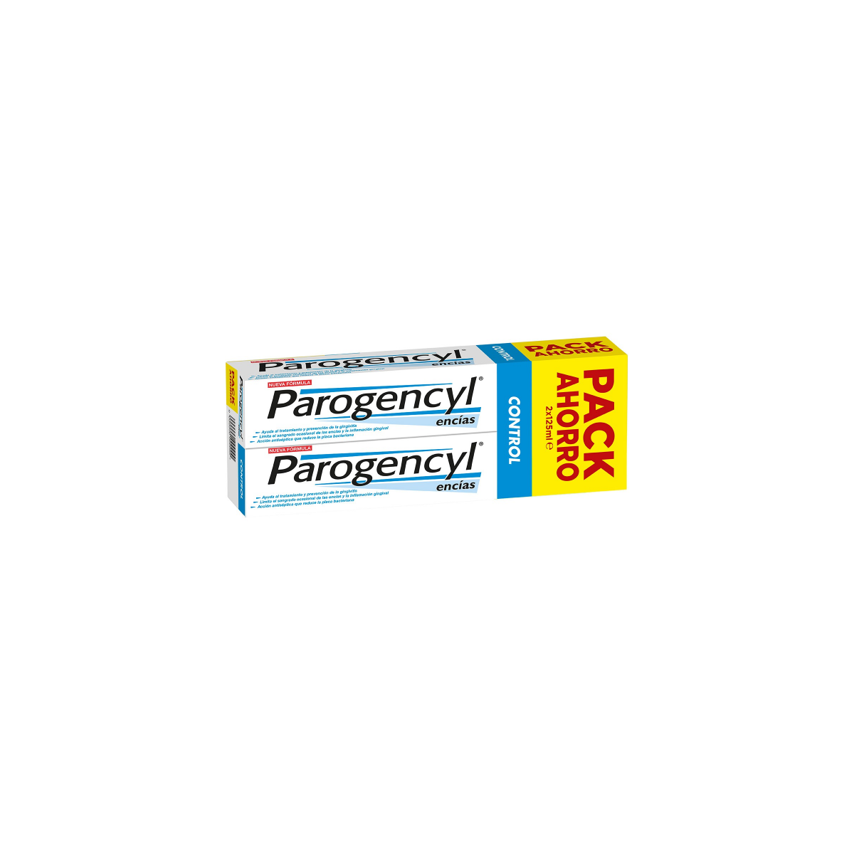 PAROGENCYL CONTROL PASTA DENTAL 125 ML 2 U