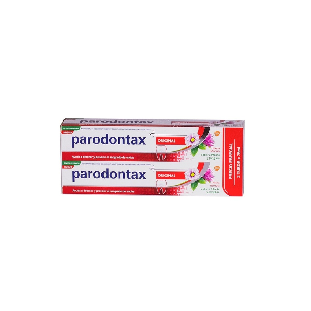 PARODONTAX HERBAL ORIGINAL 2 X 75 ML