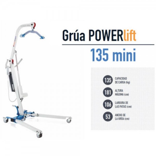 GRUA POWERLIFT 135 KG MINI+ARNES TALLA M