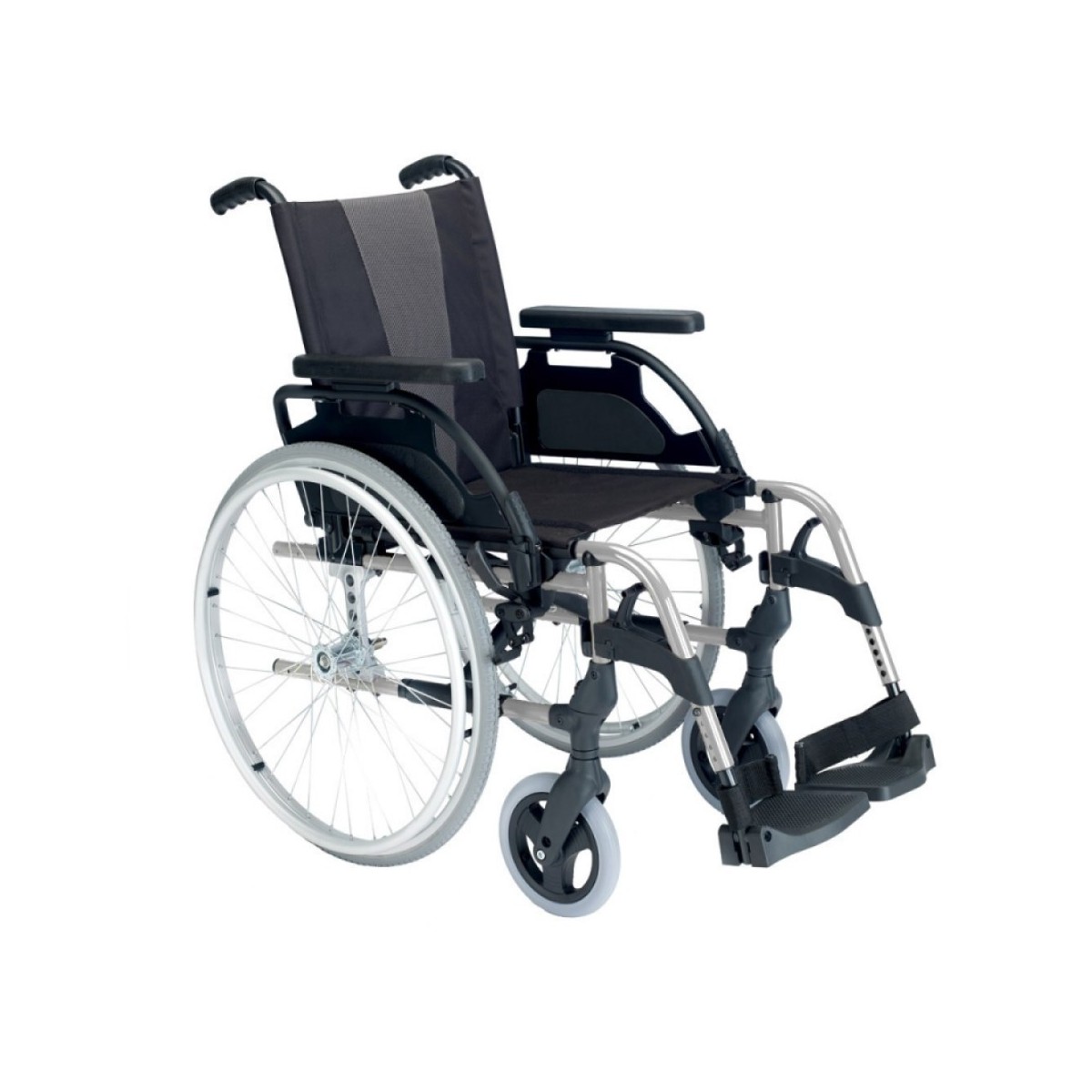 SILLA BREEZY STYLE RUEDA GRANDE 45.5 CM GRIS