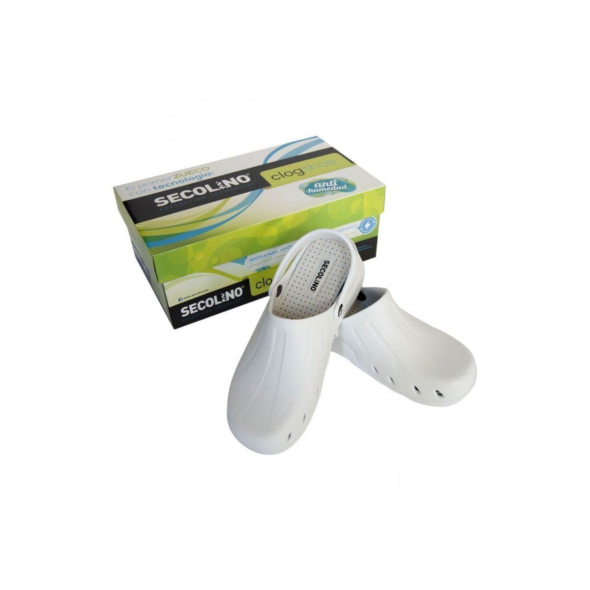 ZUECO SANITARIO SECOLINO BLANCO