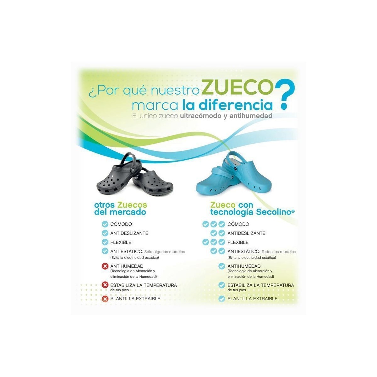 ZUECO SANITARIO SECOLINO FUCSIA