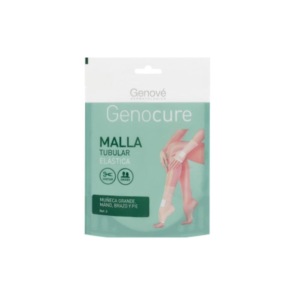 GENOCURE MALLA TUBULAR ELASTICA T3,MUÑECA...