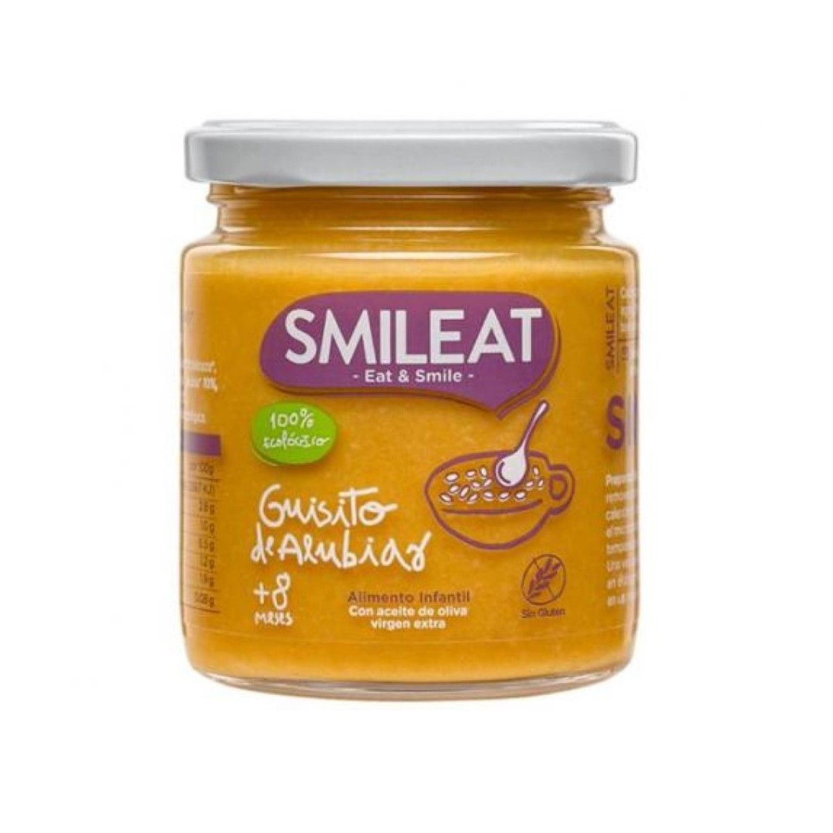 GUISITO DE ALUBIAS 230g ECOLOGICO SMILEAT