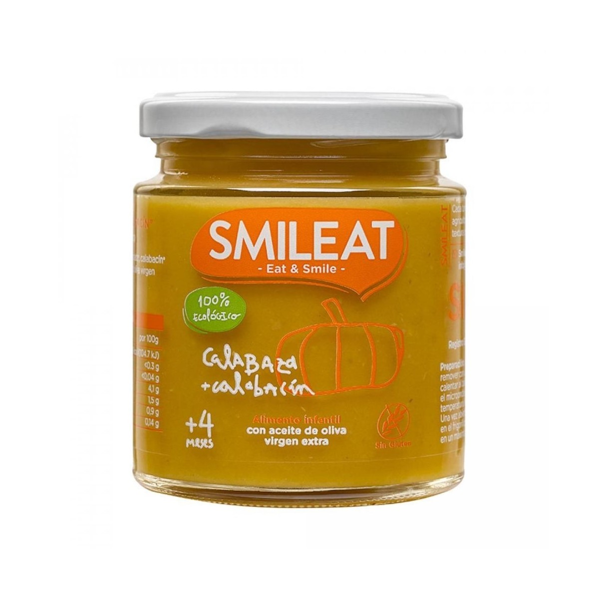 CALABAZA Y CALABACIN ECOLOGICO 230 G SMILEAT