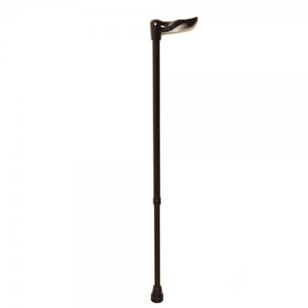 BASTÓN NEGRO EXTENSIBLE ANATÓMICO