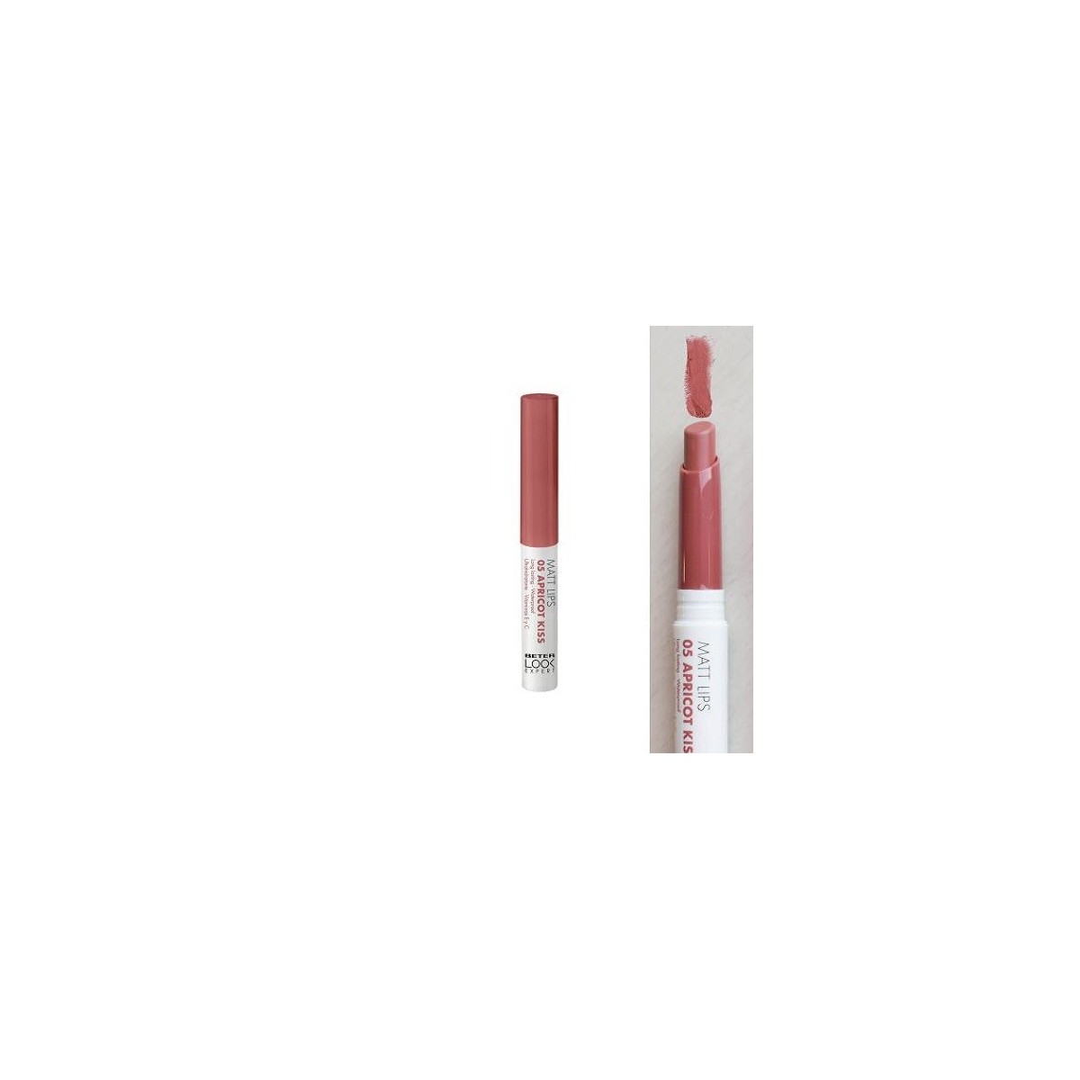 BETER LIPSTICK MATT LIPS COLOR 05 APRICOT KISS