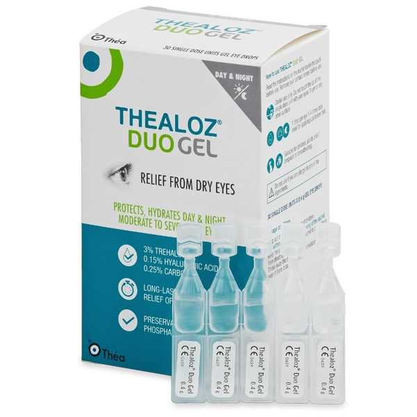 THEALOZ DUO GEL ESTERIL UNIDOSIS 04 ML 30 UNIDOSIS