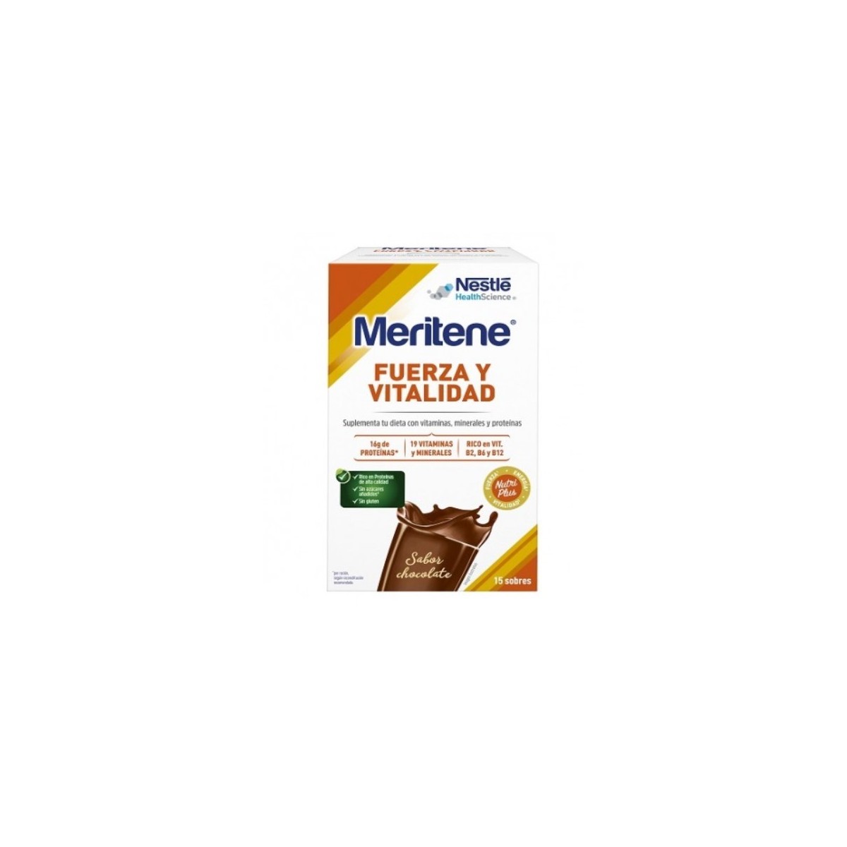 MERITENE POLVO CHOCOLATE 15 SOBRES 30 G