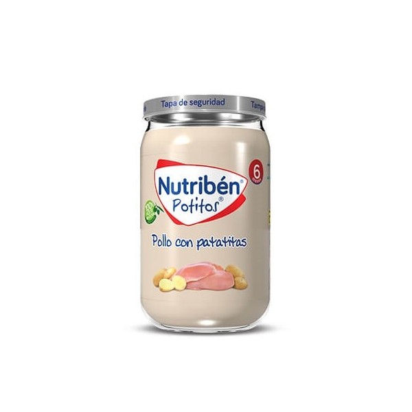 NUTRIBEN POLLO CON PATATITAS 1 POTITO 235 G