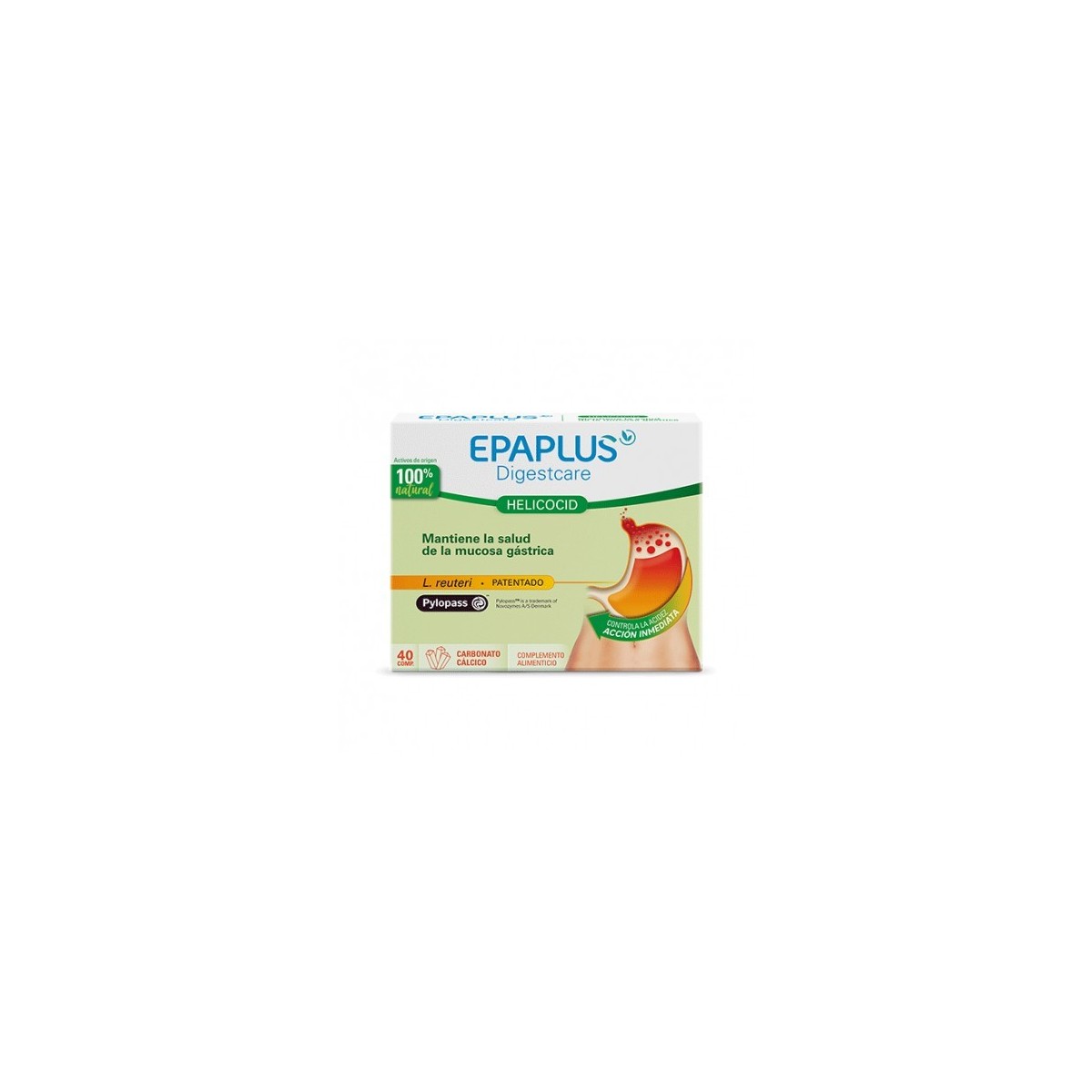 EPAPLUS DIGESTCARE HELICOCID 40 COMP