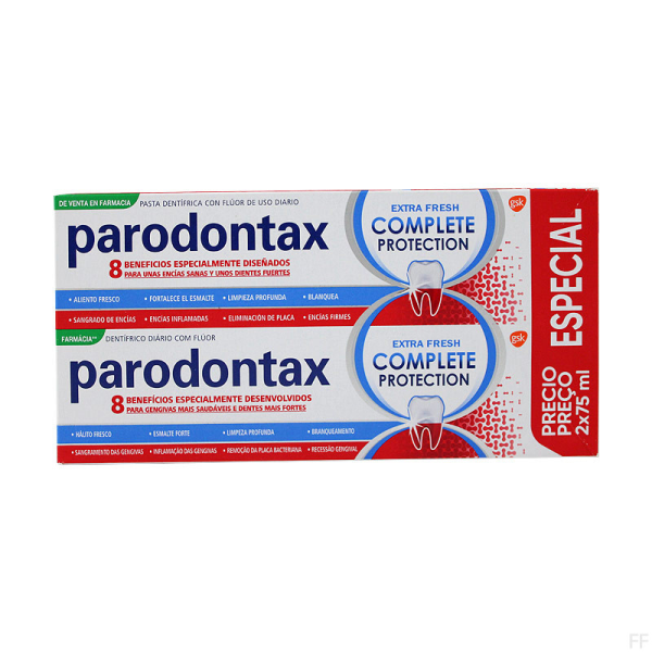 DUPLO PARODONTAX PROTECCIÓN COMPLETA 2 x 75 ml