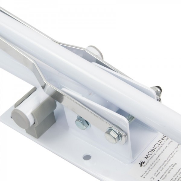 DOBLE BARRA ASIDERO ABATIBLE CON PATA REGULABLE EN ALTURA CIMBRA