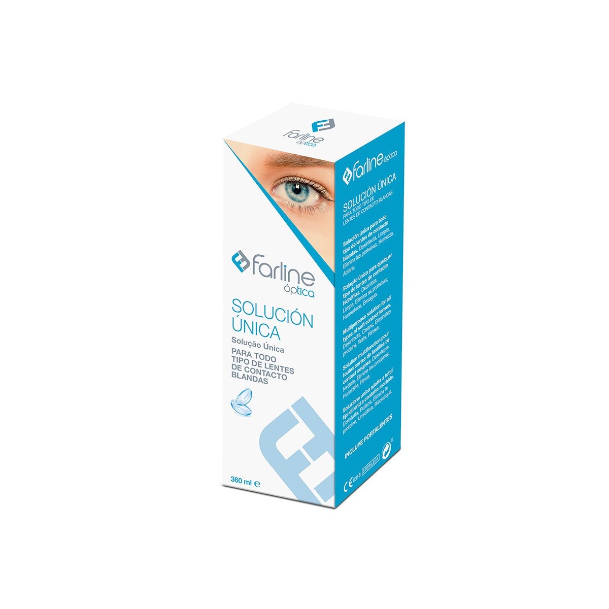 FARLINE SOLUCION UNICA LENTES DE CONTACTO 360ML