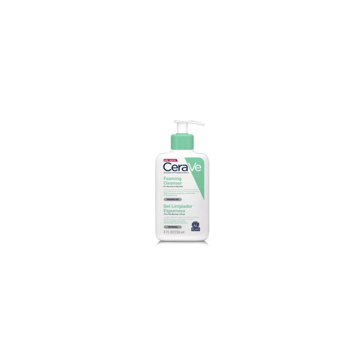 CERAVE GEL LIMPIADOR ESPUMOSO 235 ML