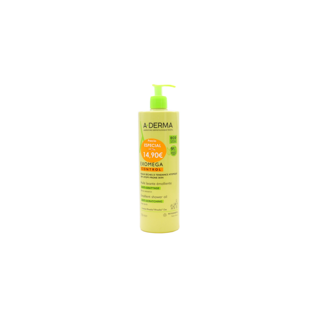 EXOMEGA CONTROL ACEITE LIMPIADOR 750 ML