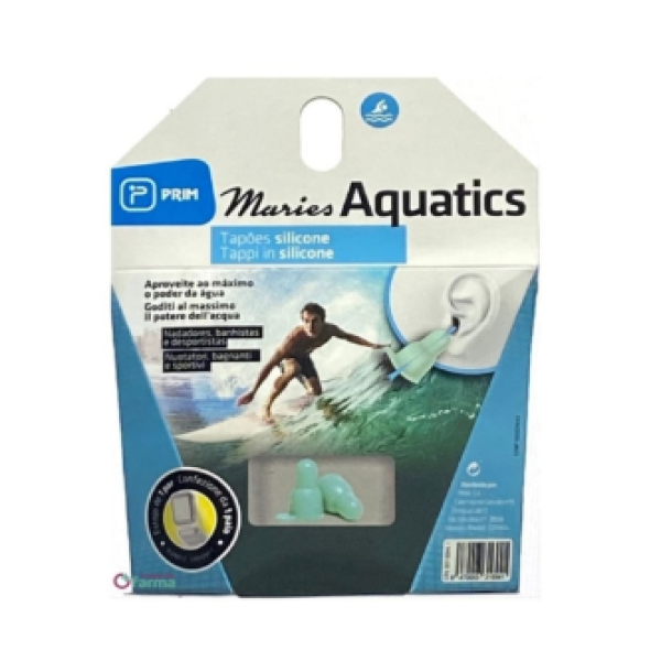 TAPONES OIDOS SILICONA MARIES AQUATICS 2 UDS
