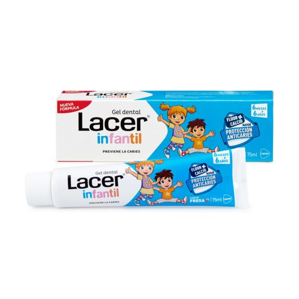 LACER INFANTIL GEL DENTAL 75 ML SABOR FRESA
