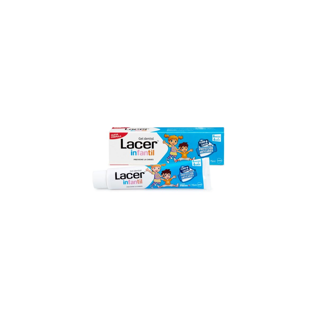 LACER INFANTIL GEL DENTAL 75 ML SABOR FRESA