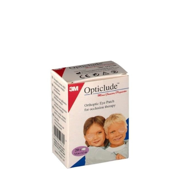 OPTICLUDE PARCHES OCULARES 1537 TPEQ 6,0 CM X 5 CM 20 U