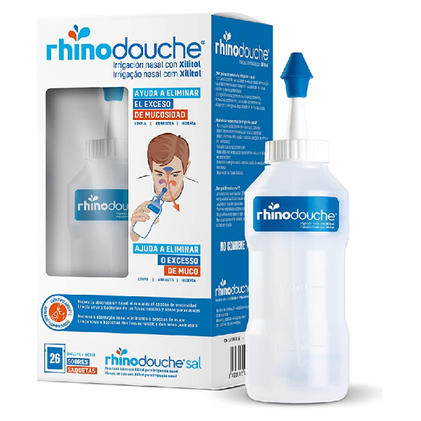 RHINODOUCHE IRRIGADOR NASAL 500 ML  26 SOBRES RHINODOUCHE...