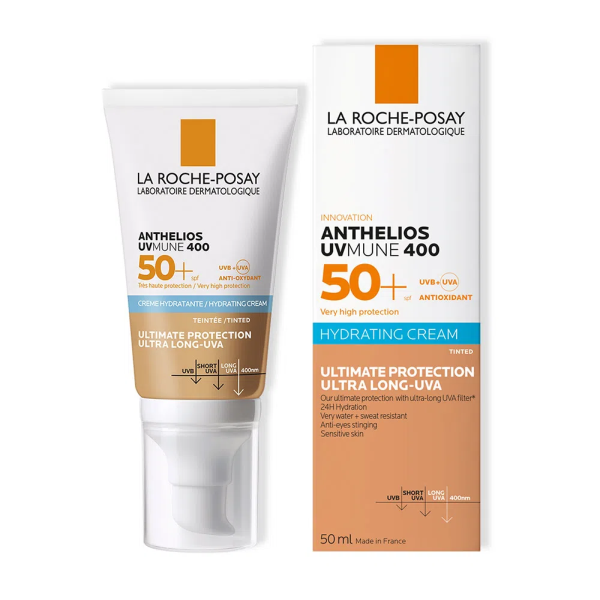 ANTHELIOS UVMUNE 400  CREMA HIDRATANTE CON COLOR SPF50 50 ML