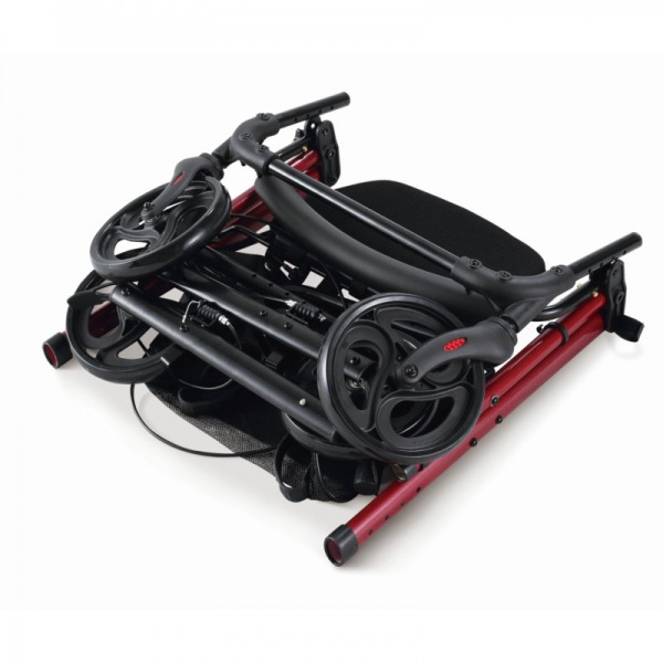 ROLLATOR CON FRENOS REGULABLE EN ALTURA GRANATE 22271 2