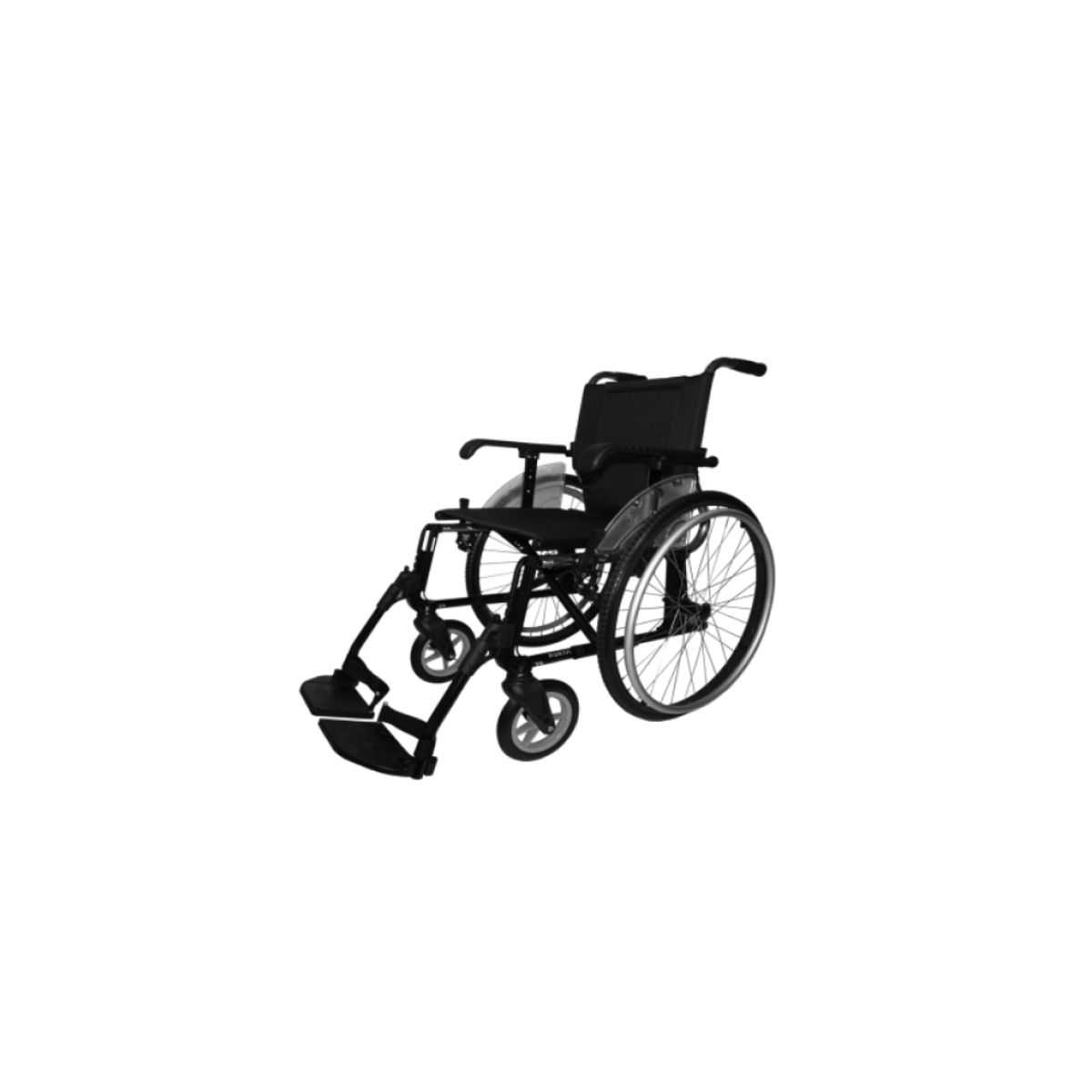 SILLA FORTA LINE R600 RUEDA GRANDE 45 cm NEGRA