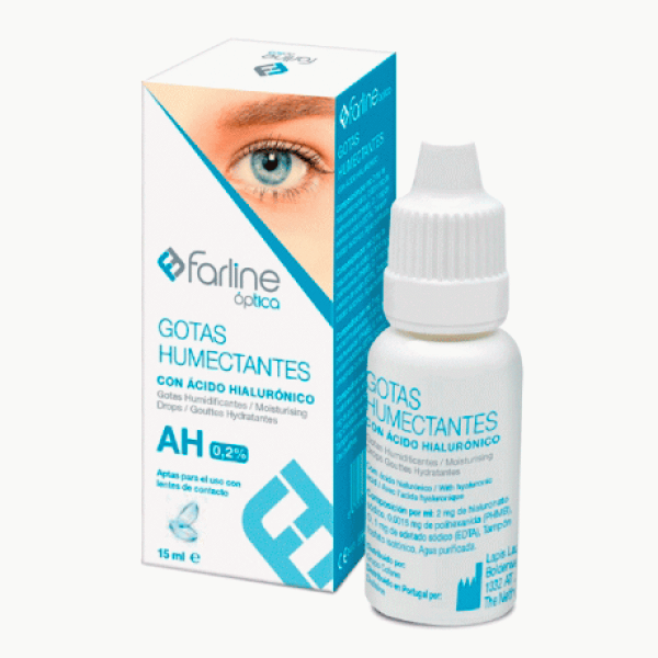 FARLINE OPTICA GOTAS HUMECTANTES 02 AC HIALURONICO 15 ML