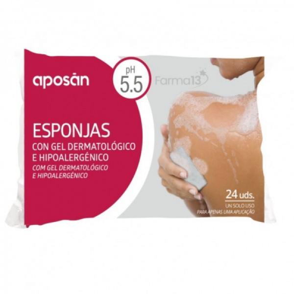 APOSAN ESPONJA ENJABONADA 24 UNIDADES