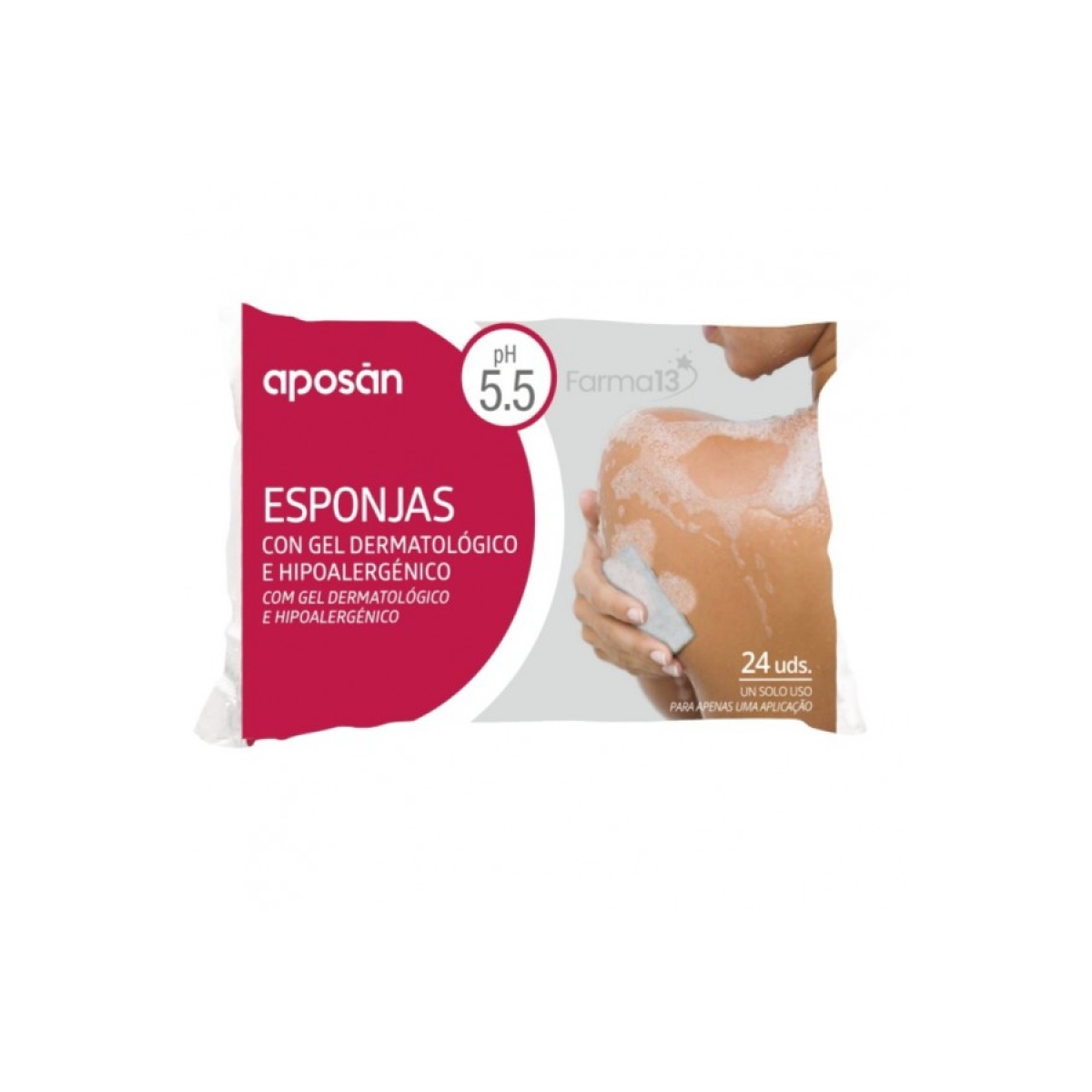 APOSAN ESPONJA ENJABONADA 24 UNIDADES