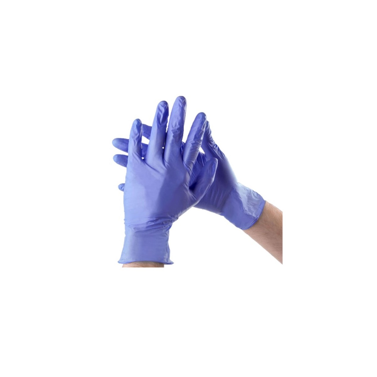 GUANTES DE NITRILO SIN POLVO 100 U