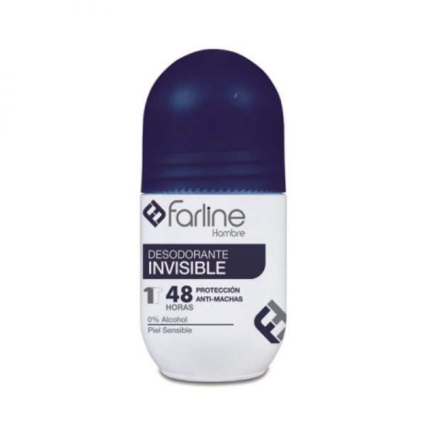 FARLINE HOMBRE DESODORANTE INVISIBLE PIEL SENSIBLE 1 ROLL...