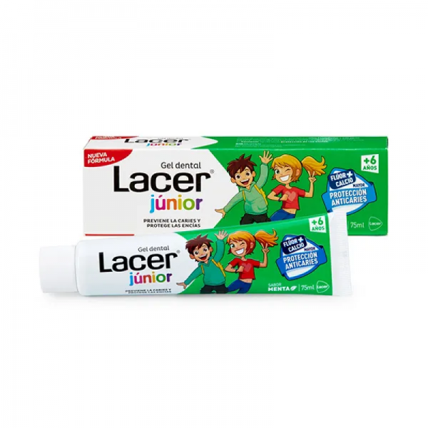LACER JUNIOR GEL DENTAL 75 ML MENTA