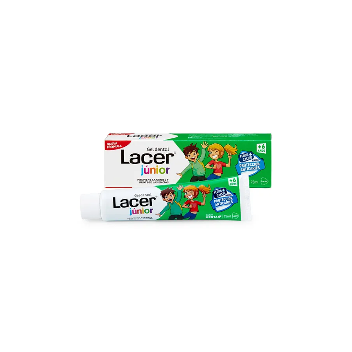 LACER JUNIOR GEL DENTAL 75 ML MENTA