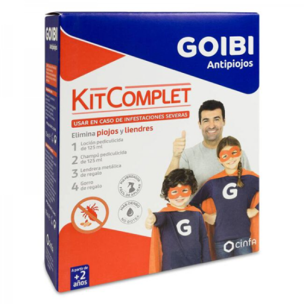 GOIBI ANTIPIOJOS KIT COMPLET CHAMPU  LOCION