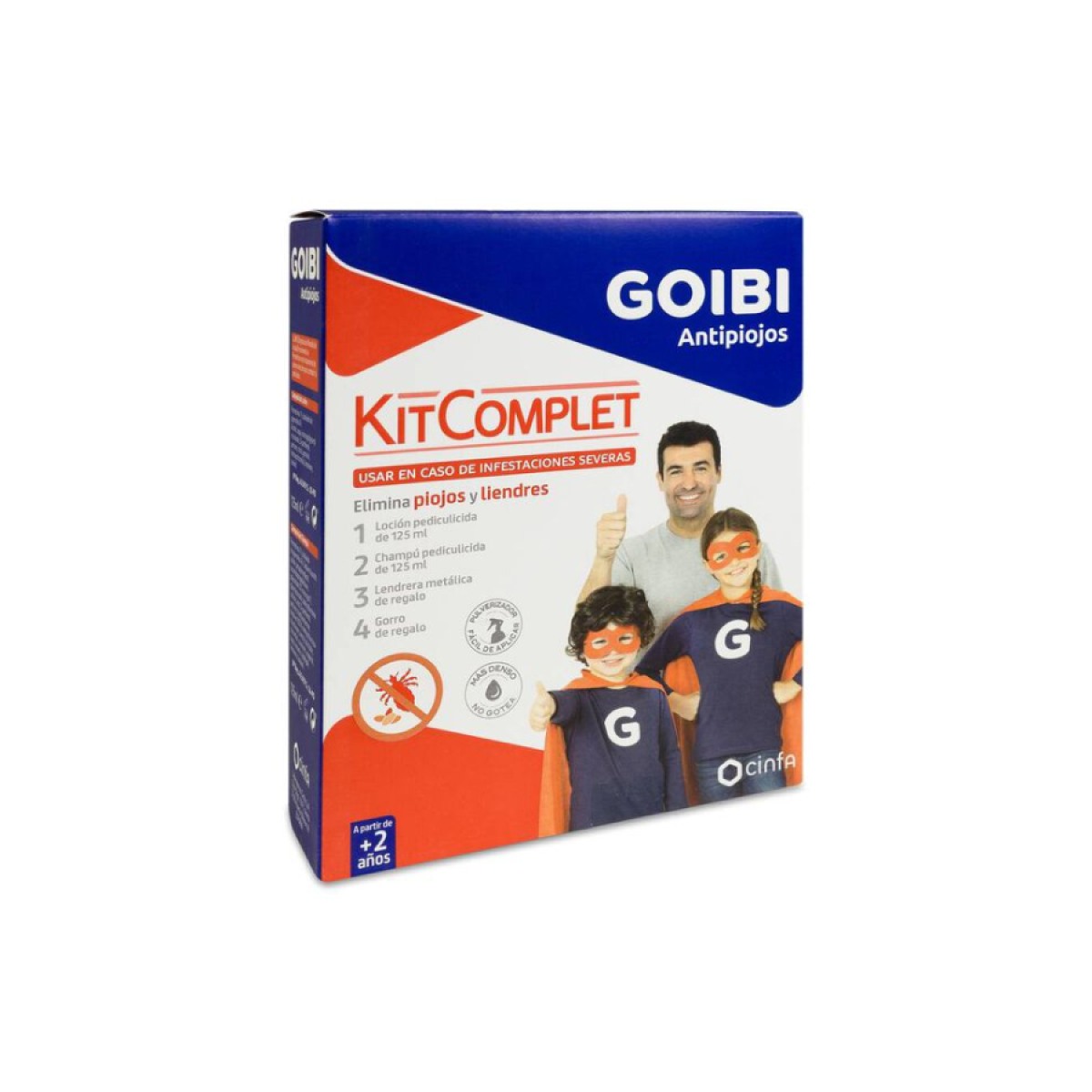 GOIBI ANTIPIOJOS KIT COMPLET CHAMPU  LOCION
