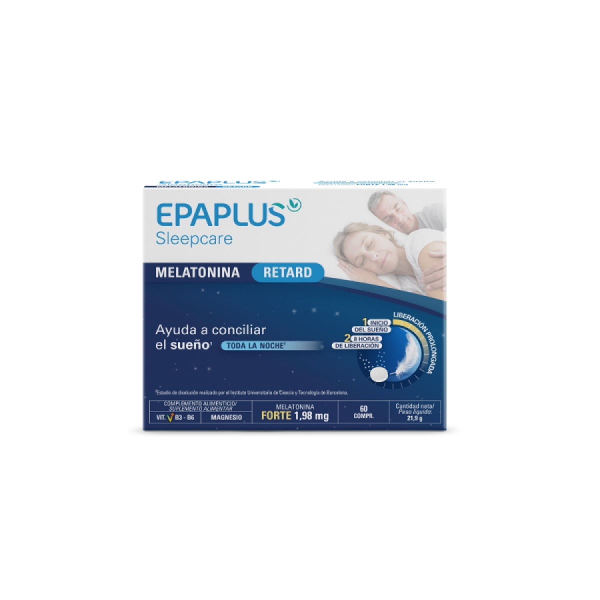 EPAPLUS SLEEPCARE MELATONINA RETARD 60 COMPRIMIDOS