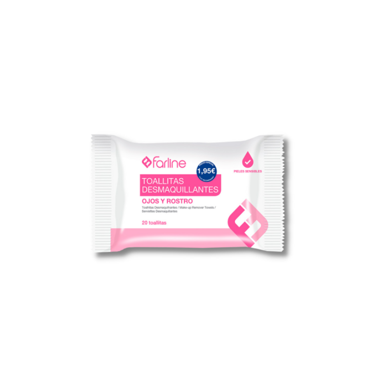 FARLINE TOALLITAS DESMAQUILLANTES 20 TOALLITAS