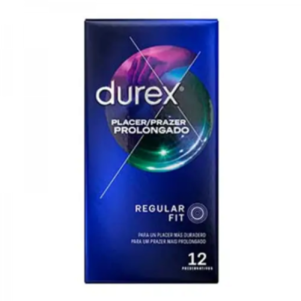 DUREX PLACER PROLONGADO PRESERVATIVOS 12 U