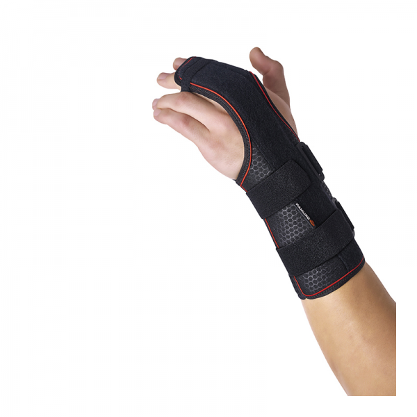 MUÑEQUERA SEMIRRIGIDA IZQUIERDA CON FÉRULA PALMAR/DORSAL 2 Y 3 DEDO MFI93