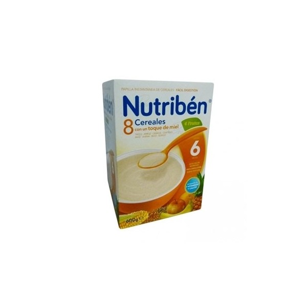 NUTRIBEN 8 CEREALES Y MIEL 4 FRUTAS 600 G