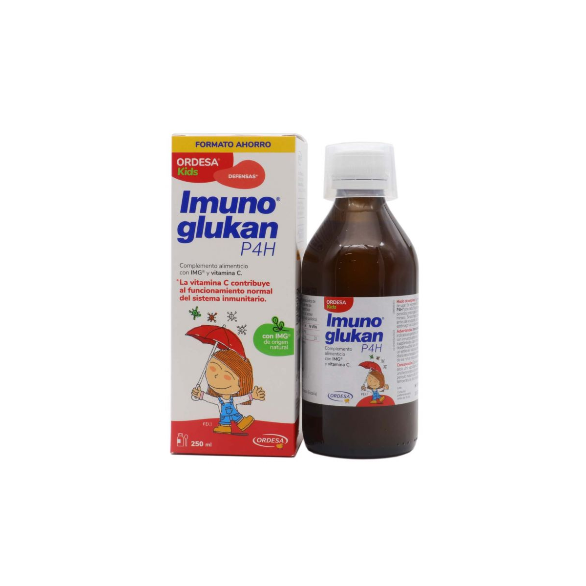 IMUNOGLUKAN P4H JARABE 250 ML.