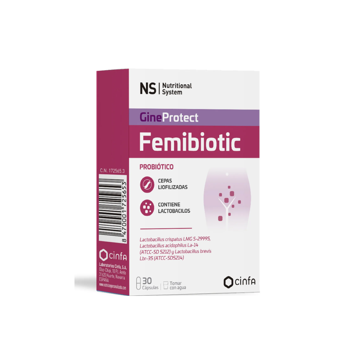 NS FEMIBIOTIC GINEPROTEC 30 CAPS