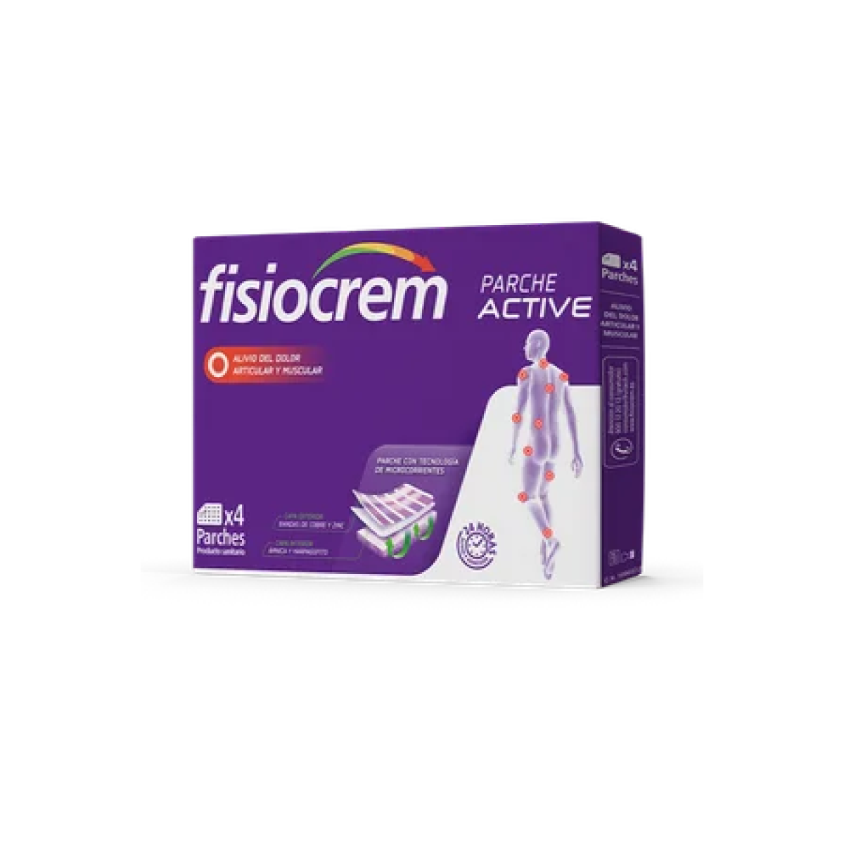 FISIOCREM PARCHE ACTIVE 4 UDS
