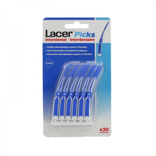 LACER PICKS INTERDENTAL 30 UNIDADES